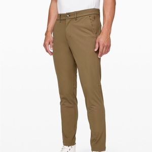 34X32 commission tan lululemon pants